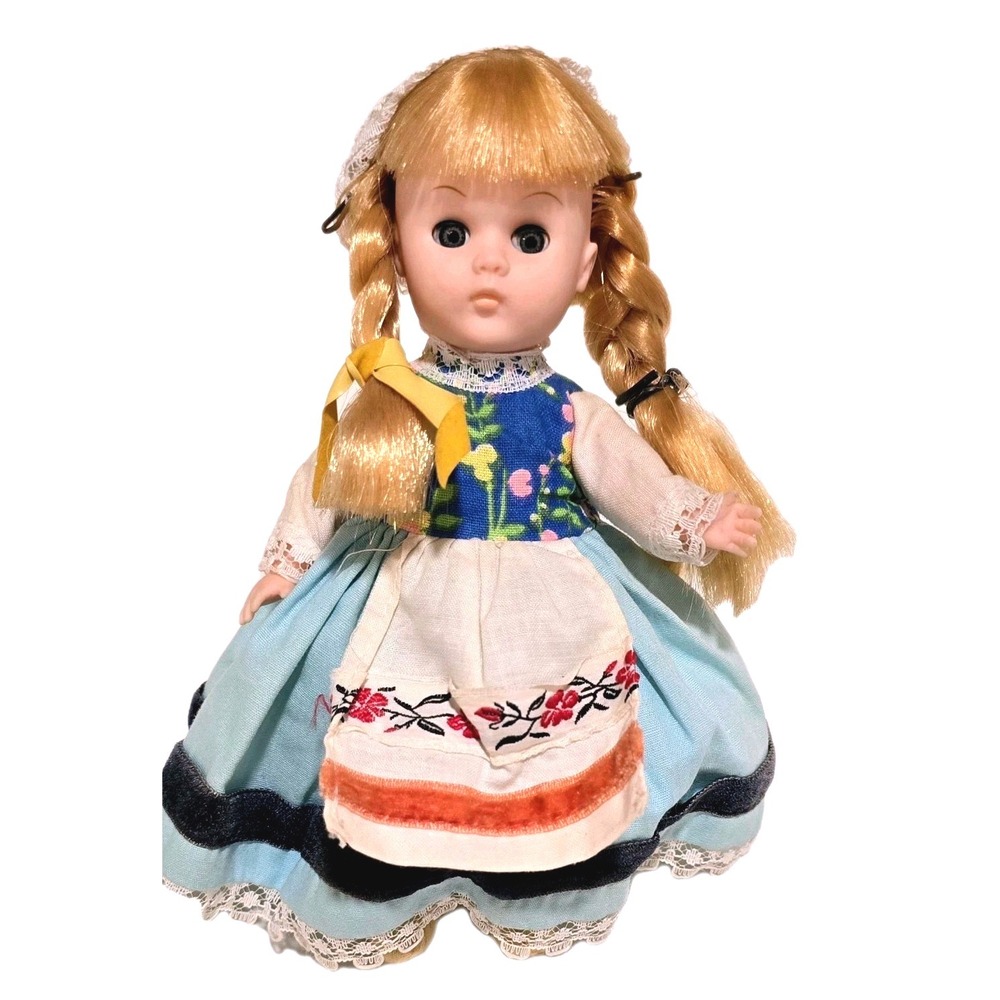 VTG 1970s-Vogue‎ Ginny Doll-Far Away Lands Dutch Holland International 7.5"doll